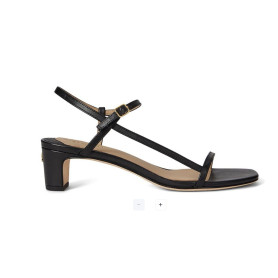 Sandalo Lauren Ralph Lauren Lainee TC 45 in pelle nero DS26RL10 802P00097001