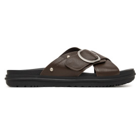 Sandalo donna EMU Ebony pelle espresso DS26EM01 W13247