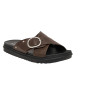 Sandalo donna EMU Ebony pelle espresso DS26EM01 W13247