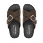 Sandalo donna EMU Ebony pelle espresso DS26EM01 W13247