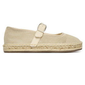 Scarpe donna EMU ballerina espadrillas Tess beige DS26EM03 W13275