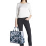 Borsa a mano Braccialini Queen tote blu butterfly BS26BR26 B18921
