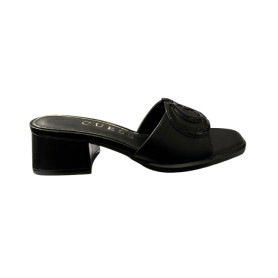 Sandalo donna Guess Cerinna in pelle black DS26GU49 FLJCNNLEP03