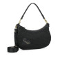 Borsa hobo con tracolla Braccialini Beth tricot nero BS26BR34 B18872