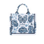 Borsa a mano Braccialini Queen tote small blu butterfly BS26BR42 B18920