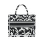 Borsa a mano Braccialini Queen tote small ramage nero BS26BR45 B18920