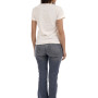 T-shirt donna Liu Jo white milk strass ES26LJ43 TA6157 JS923 M9223
