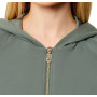 Felpa aperta donna Liu Jo con zip military ES26LJ40 TA6076 JS869 76009