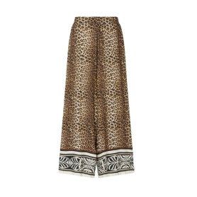 Pantalone donna Liu Jo in tessuto stampato animalier ES26LJ52 VA6052 TS123 V9789