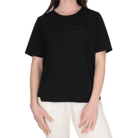 T-shirt donna Liu Jo nero good morning ES26LJ38 TA6267 JS923 P9193