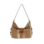 Borsa donna Guess a mano/spalla Camden mini cognac multicolor BS26GU205 AB930872