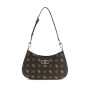 Borsa donna Guess Emelie top zip shoulder bag espresso multilogo BS26GU215 GP992818
