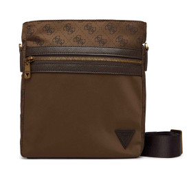 Borsa Guess tracolla uomo Berlin 4G logo coffee brown UBS26GU31 HMBENPP6123