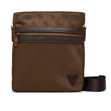 Borsa Guess tracolla uomo Berlin 4G logo coffee brown UBS26GU31 HMBENPP6123