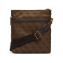 Borsa Guess tracolla uomo Berlin 4G logo coffee brown UBS26GU31 HMBENPP6123