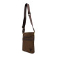 Borsa Guess tracolla uomo Berlin 4G logo coffee brown UBS26GU31 HMBENPP6123
