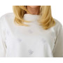 T-shirt donna Guess con strass logo 4G bianco ES26GU71 V6GI18K2985 G056