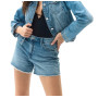 Shorts donna Guess denim con strass ES26GU73 W6GD74D0726
