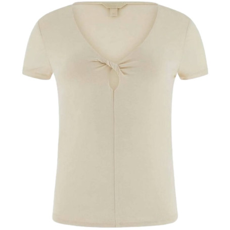 Top donna Guess Emmie pearl oyster beige ES26GU74 W6GP37K3252 G1M5