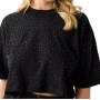 T-shirt donna Guess con strass blu ES26GU80 W6GI42K3582 JBLK