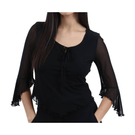 Top donna Guess maglia nera ES26GU86 W6GP16K2944 JBLK