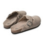 Sabot unisex Genuins Riva velour taupe US26GN03 G105495