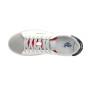 Sneaker uomo U.S. POLO Brayan001 in ecopelle white/blu US26UP09