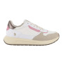 Scarpe U.S. Polo sneaker running Seneka003A in ecopelle scamosciata/tessuto white DS26UP09