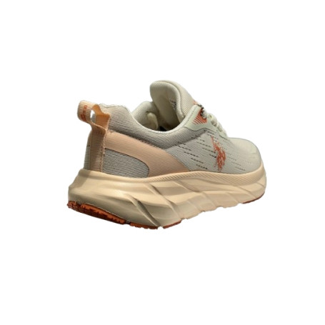 Scarpe US Polo Donna sneaker Draft002 light beige DS26UP06