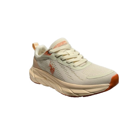 Scarpe US Polo Donna sneaker Draft002 light beige DS26UP06