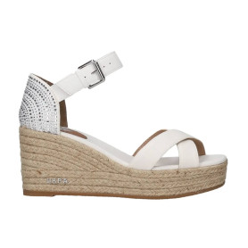 Scarpe donna US Polo sandalo zeppa Alyssa025 tc 85 white DS26UP01