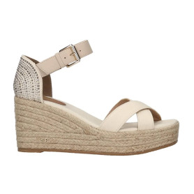 Scarpe donna US Polo sandalo zeppa Alyssa025 tc 85 light beige DS26UP02