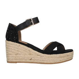 Scarpe donna US Polo sandalo zeppa Alyssa025 tc 85 black DS26UP03