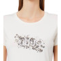 T-shirt donna Liu Jo bianco lana E27LJ03 TF6238 JS003 L92785