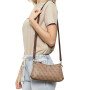 Borsa Guess tracolla Noelle II mini shoulder xbody latte logo brown B27GU07 BG967273