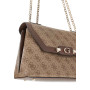 Borsa donna Guess Lindsey latte logo/ brown B27GU09 SG974921