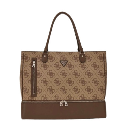Borsa da viaggio Guess Berta travel latte logo/ brown B27GU11 OB8688415
