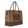 Borsa da viaggio Guess Berta travel latte logo/ brown B27GU11 OB8688415