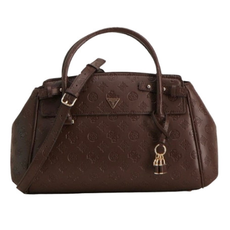 Borsa a mano/ tracolla Diana chocolate logo B27GU22 PD972706