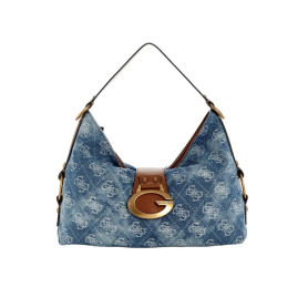 Borsa donna Guess a mano/spalla Camden denim logo B27GU33 DB930818