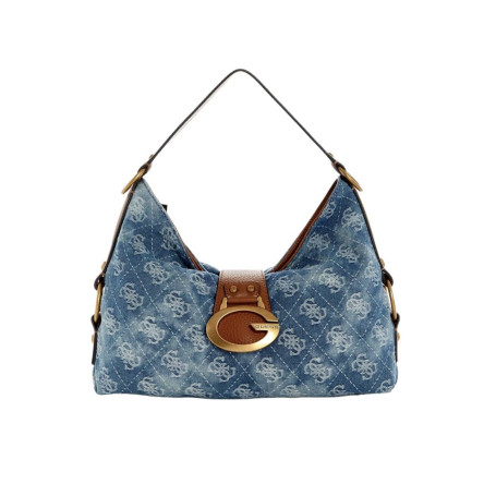 Borsa donna Guess a mano/spalla Camden denim logo B27GU33 DB930818