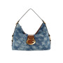 Borsa donna Guess a mano/spalla Camden denim logo B27GU33 DB930818