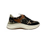 Sneaker donna Liu-Jo Stardust 01 black/ animalier D27LJ09 BF6029 TX549 S19C1