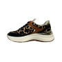 Sneaker donna Liu-Jo Stardust 01 black/ animalier D27LJ09 BF6029 TX549 S19C1