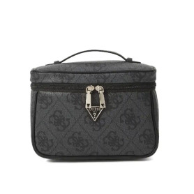 Borsa donna Guess beauty case Berta travel coal Logo B27GU40 OB8688039