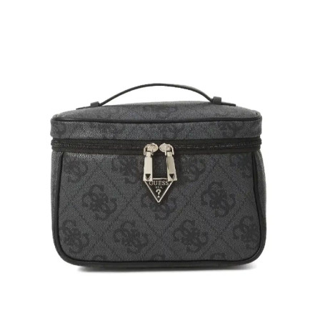 Borsa donna Guess beauty case Berta travel coal Logo B27GU40 OB8688039