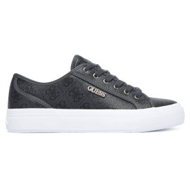 Scarpe donna sneaker Guess Jelexa10 in ecopelle coal logo D27GU06 FLTJ10FAL12