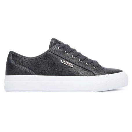 Scarpe donna sneaker Guess Jelexa10 in ecopelle coal logo D27GU06 FLTJ10FAL12