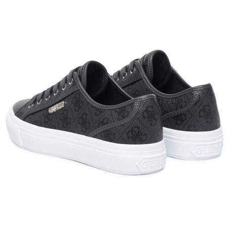 Scarpe donna sneaker Guess Jelexa10 in ecopelle coal logo D27GU06 FLTJ10FAL12