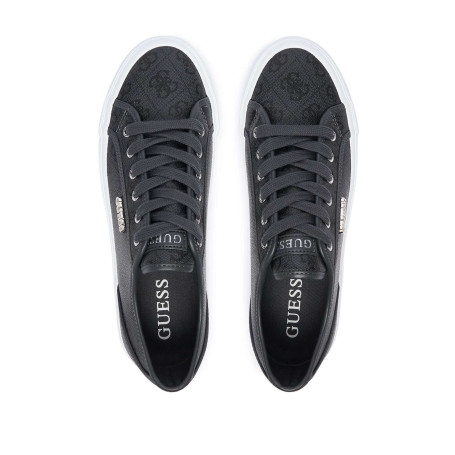 Scarpe donna sneaker Guess Jelexa10 in ecopelle coal logo D27GU06 FLTJ10FAL12
